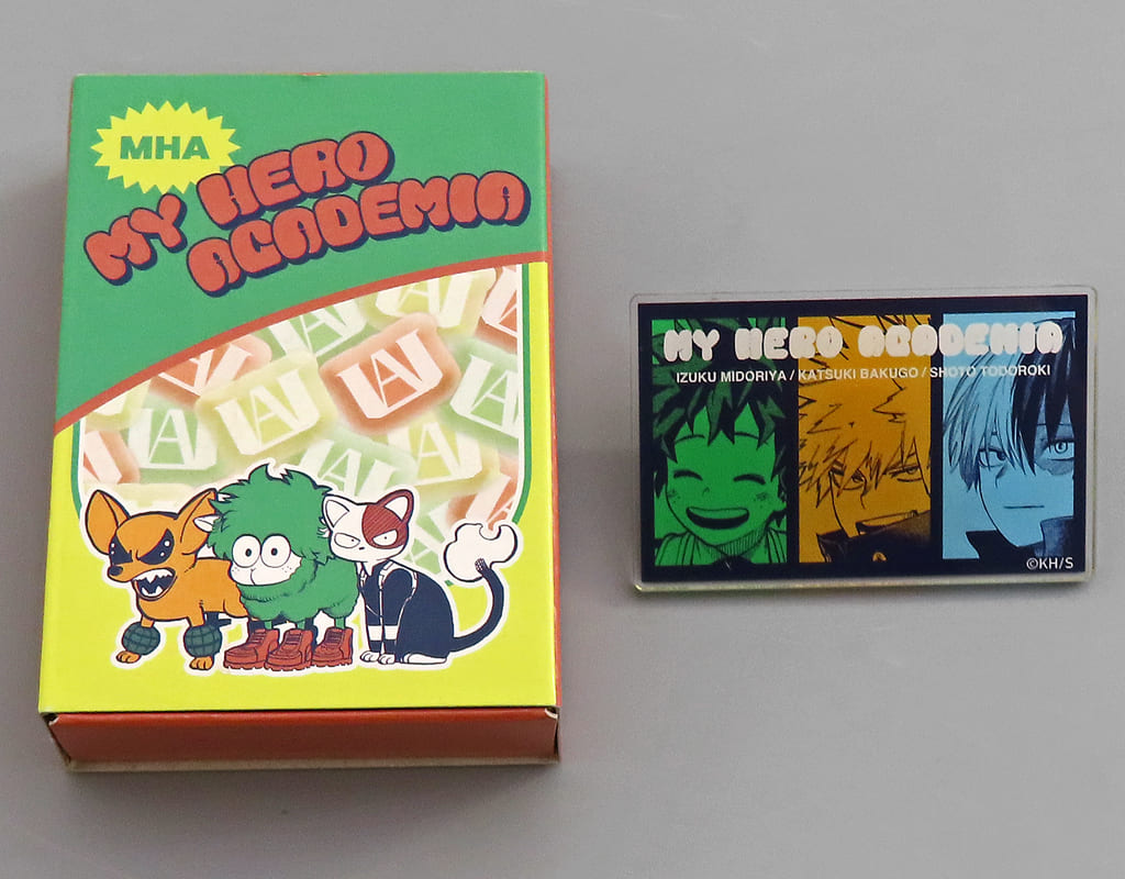 My Hero Academia Izuku Midoriya & Others Acrylic Pins in Matchbox-Style Case Pins [USED]