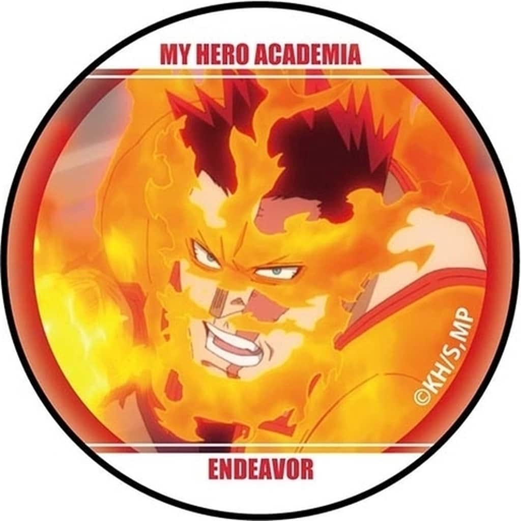 My Hero Academia Endevor Circular Arekore Petit Can Badges Vol.2 Buttons [USED]