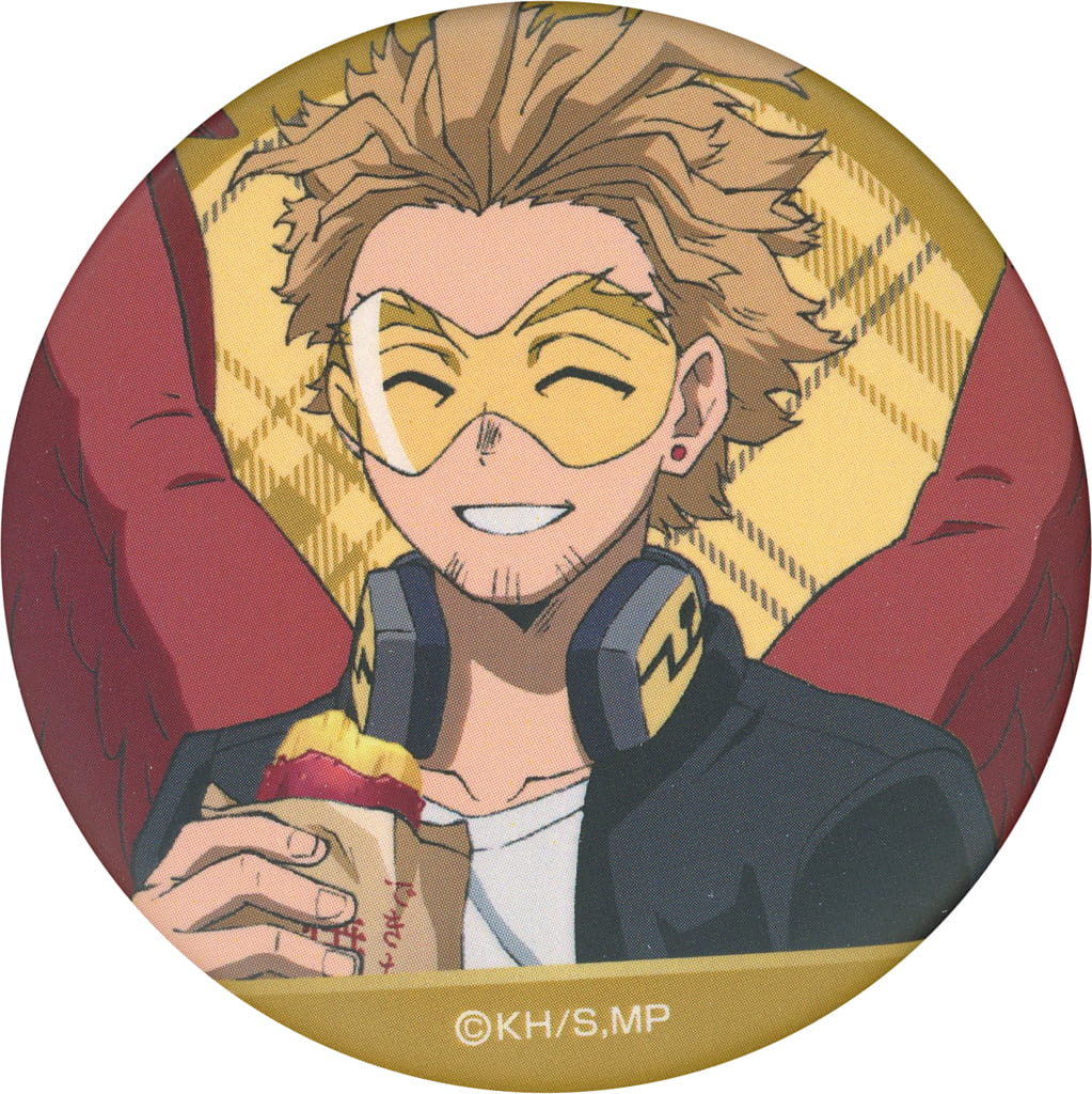 My Hero Academia Hawks Newly Drawn Can Badge Collection Roasted Sweet Potato Ver. Don Quijote Limited Buttons [USED]