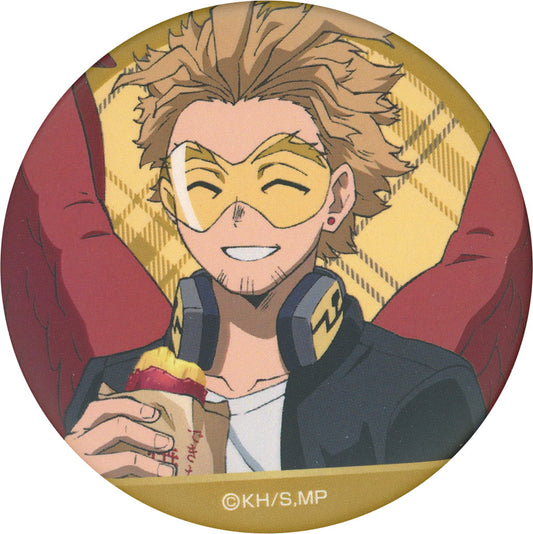 My Hero Academia Hawks Newly Drawn Can Badge Collection Roasted Sweet Potato Ver. Don Quijote Limited Buttons [USED]