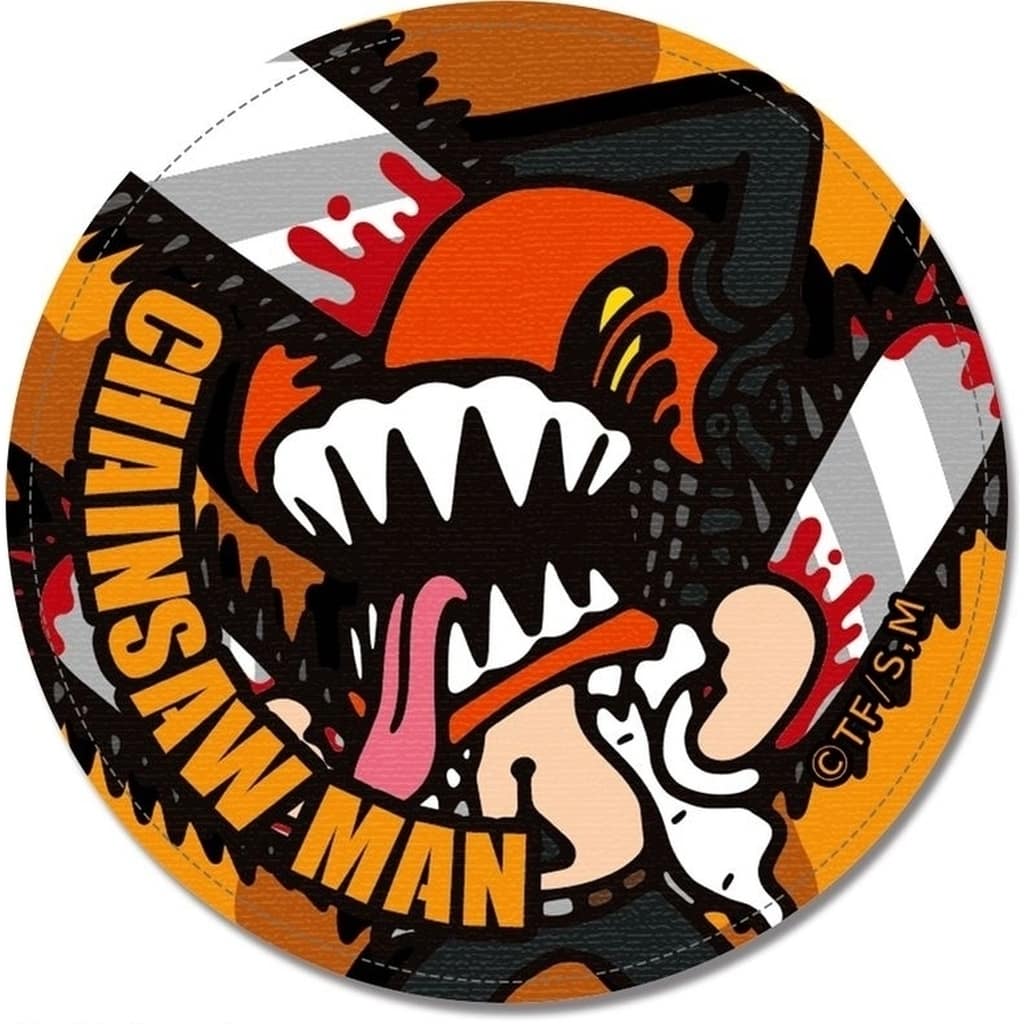 Chainsaw Man Chainsaw Man Design 02 Leather Badge Buttons [USED]