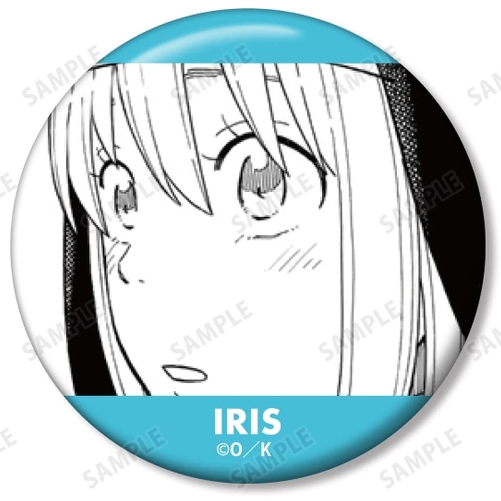 Fire Force Iris Trading Manga Panel Button Buttons [USED]