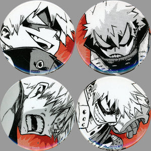 Katsuki Bakugo My Hero Academia Can Badge Emotions Jump Spring Collection!! 2024 Limited Set of 4 Can Badge [USED]