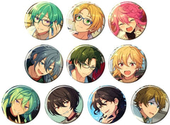 Tatsumi Kazehaya, etc. Ensemble Stars!! Theme Scout Can Badge 2024 Spring Casual Side All 10 Types Set Tin Badge [USED]