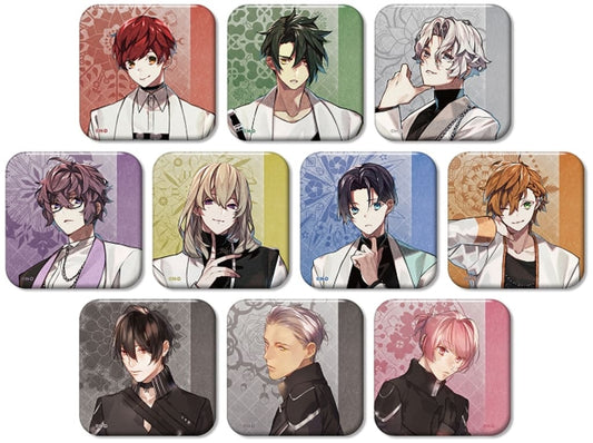Ryoga Kagekawa, etc. Hana Doll* Trading Rounded Square Can Badge All 10 Types Set Acrylic Item [USED]