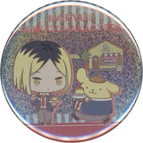 Kenma Kozume Pompompurin Hologram Haikyu!! X Sanrio Characters Trading Can Badge Popup Store in Parco Limited Tin Badge [USED]