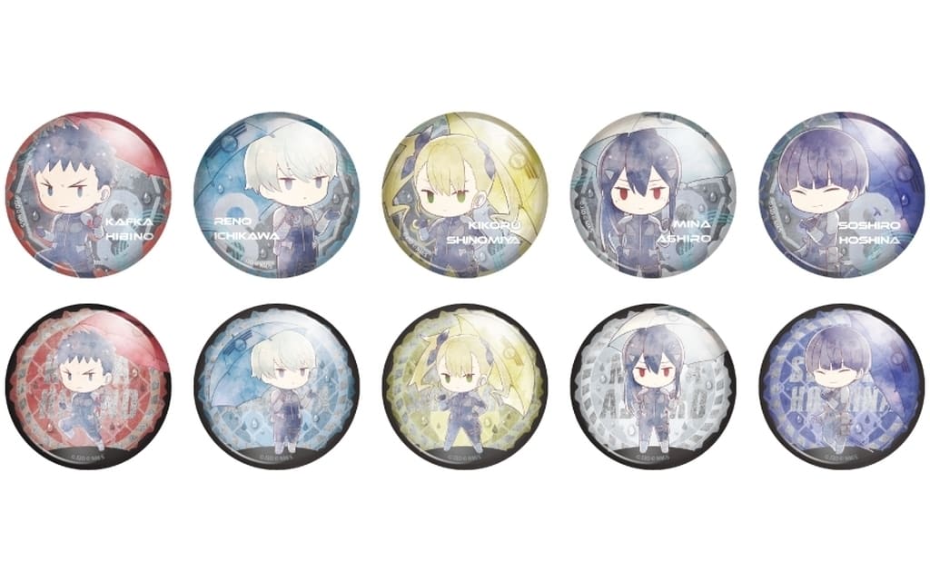 Reno Ichikawa, etc. Kaiju No. 8 Kasakko Metal Can Badge All 10 Types Set Tin Badge [USED]