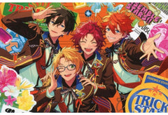 Trickstar Jacket Illustration Ensemble Stars! Rectangular Can Badge Amazon JP Limited CD Trickstar / Album Series Trip Purchase Benefits Tin Badge [USED]