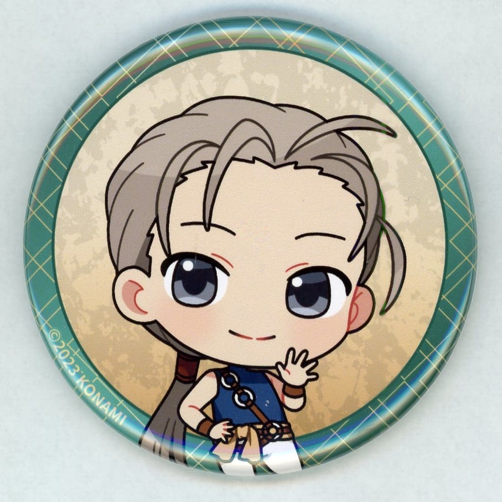 Suikoden II Jowy Drawing Molly Online Scratch Can Badge Prize E-2 Buttons [USED]