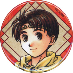 Suikoden II Hero Molly Online Scratch Can Badge Prize E-7 Buttons [USED]