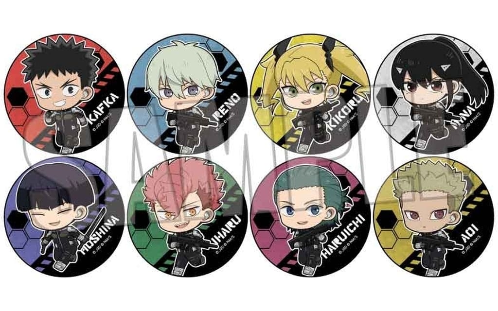Soshiro Hoshina, etc. Kaiju No. 8 Tekutoko Trading Can Badge All 8 Types Set Acrylic Item [USED]