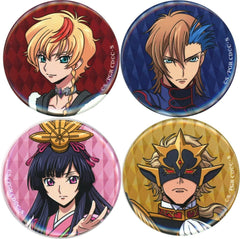 Rose, etc. Code Geass: Roze of the Recapture Act 1 Can Badge Vol.1 Theater Limited All 4 Types Set Tin Badge [USED]