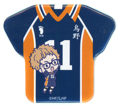 Kei Tsukishima Haikyu!! Trading Uniform Can Badge Karasuno Pop Up Shop in Atre Akihabara Store Limited Tin Badge [USED]