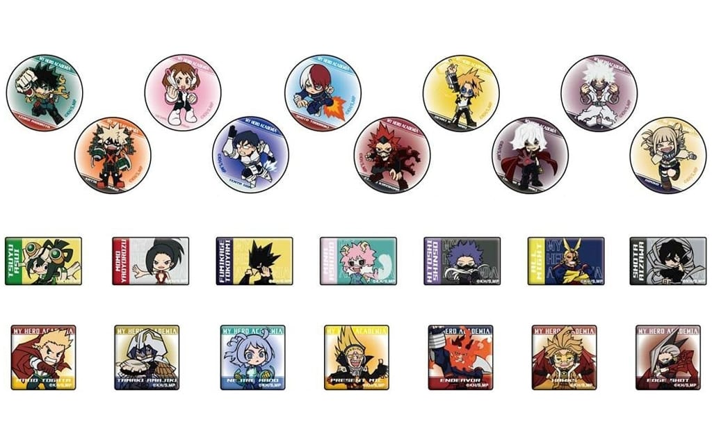 Katsuki Bakugo, etc. My Hero Academia Arekore Petit Can Badges Vol.3 All 24 Types Set Badge [USED]