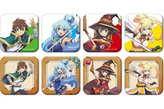 Aqua, etc. KonoSuba: God's Blessing on This Wonderful World! 3 Trading Square Can Badge All 8 Types Set Tin Badge [USED]