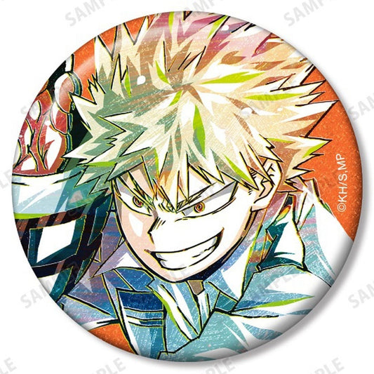 My Hero Academia Katsuki Bakugo Solid Color Background Ani-Art Part 7 Trading Glitter Can Badge Pop Up Shop Vol.3 in AMNIBUS STORE Exclusive Buttons [USED]