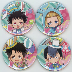Fire Force Shinra Kusakabe & Others Easter Button Box A Princess Cafe Limited All 4 Types Set Buttons [USED]