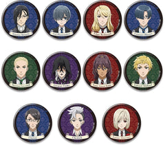 Sebastian Michaelis, etc. Black Butler: Public School Arc Trading Can Badge All 11 Types Set Tin Badge [USED]