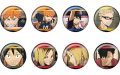 Shoyo Hinata, etc. Haikyu!! Hundred Faces Can Badge Vol.4 All 8 Types Set Acrylic Item [USED]