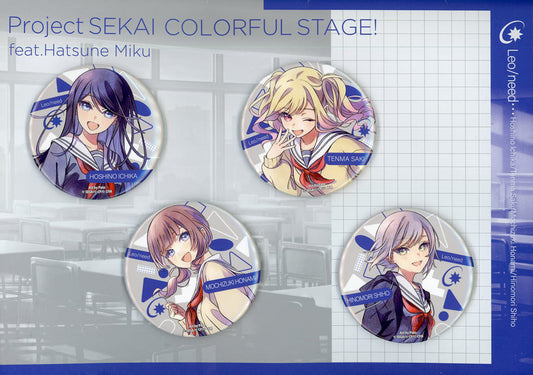 Leo/Need Hatsune Miku: Colorful Stage! Can Badge Set animate Limited Situation Acrylic Figure with Another Vocal Album Paid Bonus Set of 4 Tin Badge [USED]
