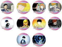 Ichi Mezato, etc. Mob Psycho 100 III Trading Can Badge Box1 All 10 Types Set Tin Badge [USED]