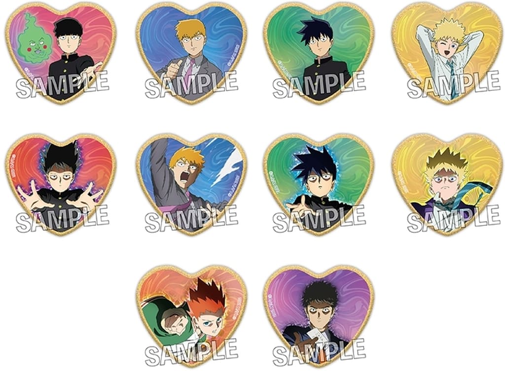 Shigeo Kageyama, etc. Mob Psycho 100 III Trading Can Badge Box4 All 10 Types Set Tin Badge [USED]