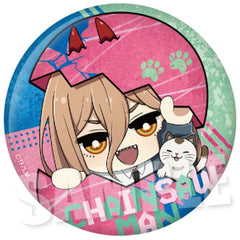 Chainsaw Man Power Hyokotto Trading Can Badge Buttons [USED]