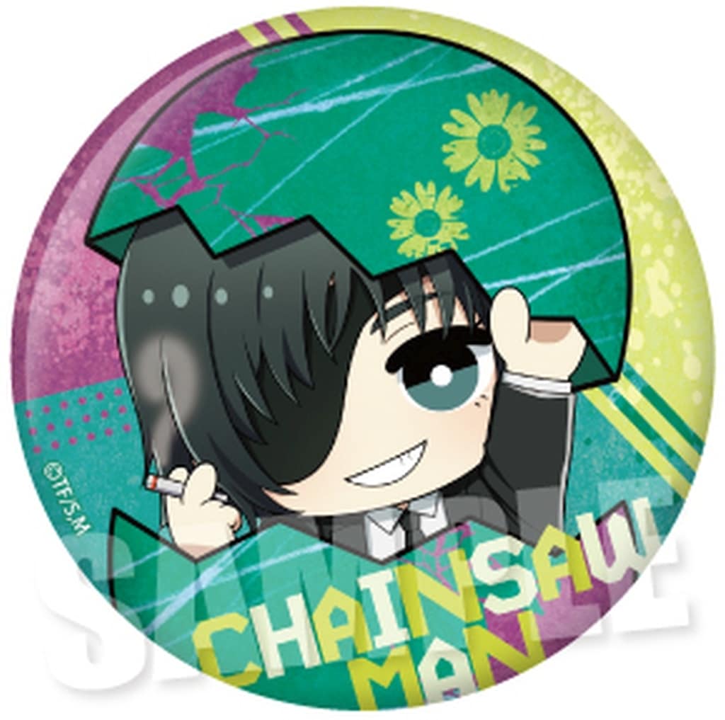 Chainsaw Man Himeno Hyokotto Trading Can Badge Buttons [USED]