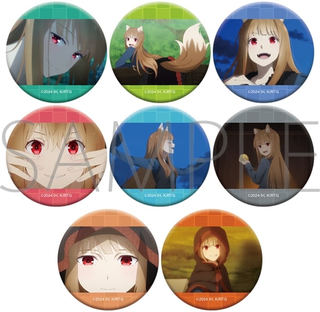 Holo Spice and Wolf Holo Darake no Character Badge Collection All 8 Types Set Acrylic Item [USED]