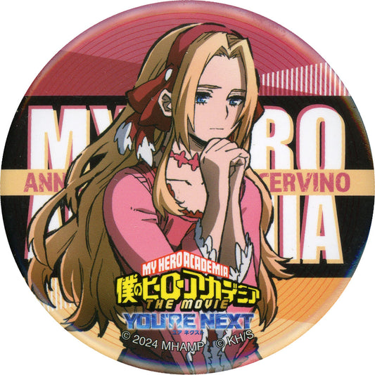 My Hero Academia THE MOVIE: You're Next Anna Scervino Can Badge Collection Main Poster B Theater Limited Buttons [USED]