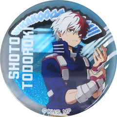 My Hero Academia THE MOVIE: You're Next Shoto Todoroki Glitter Badge Theater Limited Buttons [USED]