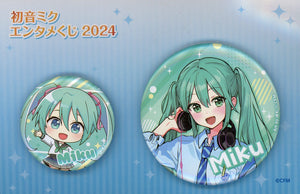 Hatsune Miku Uniform VOCALOID Entertainment Kuji 2024 Can Badge Set Tin Badge Set Prize Set of 2 Can Badge [USED]