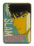 Kaede Rukawa Over Face Slam Dunk Lapel Pin Badge [USED]