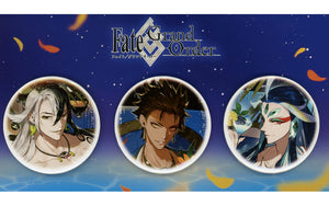 Rider/Ozymandias, etc. Fate/Grand Order P-Poco Illustration Can Badge C104 Limited Set of 3 Tin Badge [USED]