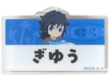 Giyu Tomiokau Demon Slayer: Kimetsu no Yaiba Random Nameplate Badge B Beach House Event 2024 Ufotable Cafe / Machi Asobi Cafe Ufotable Dining Limited Badge [USED]