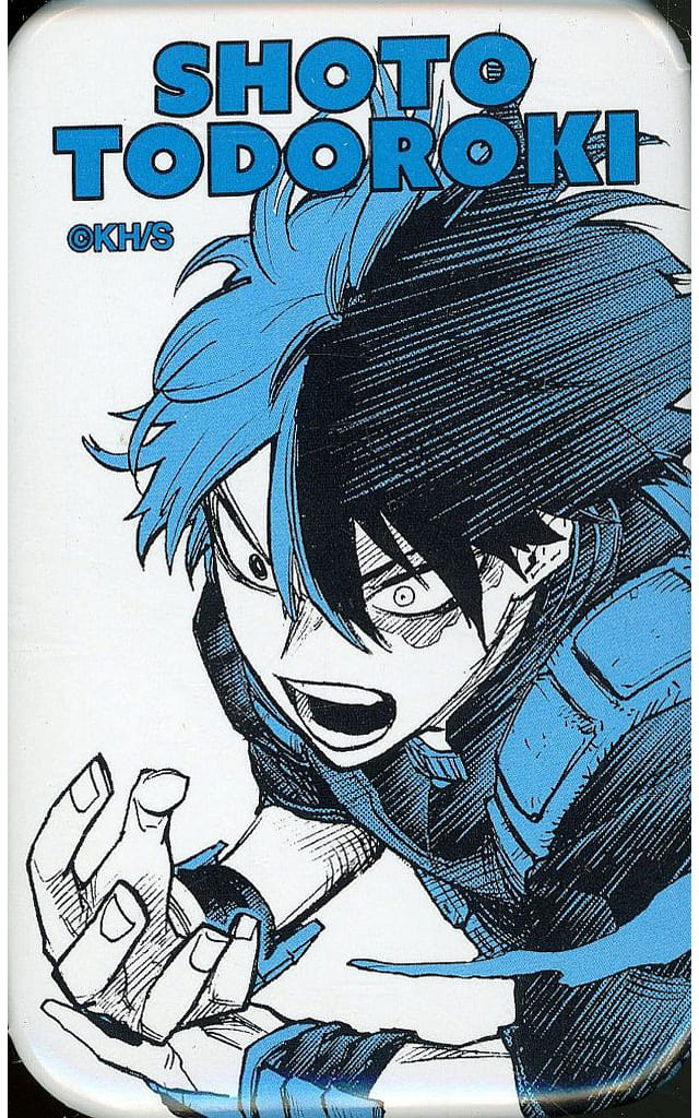 My Hero Academia Shoto Todoroki Square Can Badge Collection with Stand Part 1 J Hero Summer Festival 2024 Limited Buttons [USED]