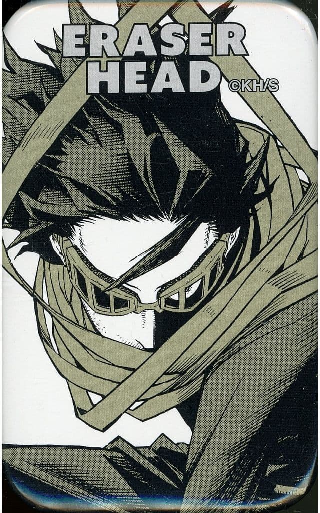 My Hero Academia Shota Aizawa Square Can Badge Collection with Stand Part 1 J Hero Summer Festival 2024 Limited Buttons [USED]
