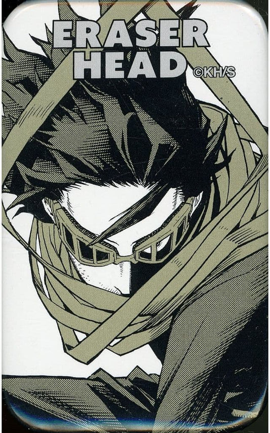 My Hero Academia Shota Aizawa Square Can Badge Collection with Stand Part 1 J Hero Summer Festival 2024 Limited Buttons [USED]