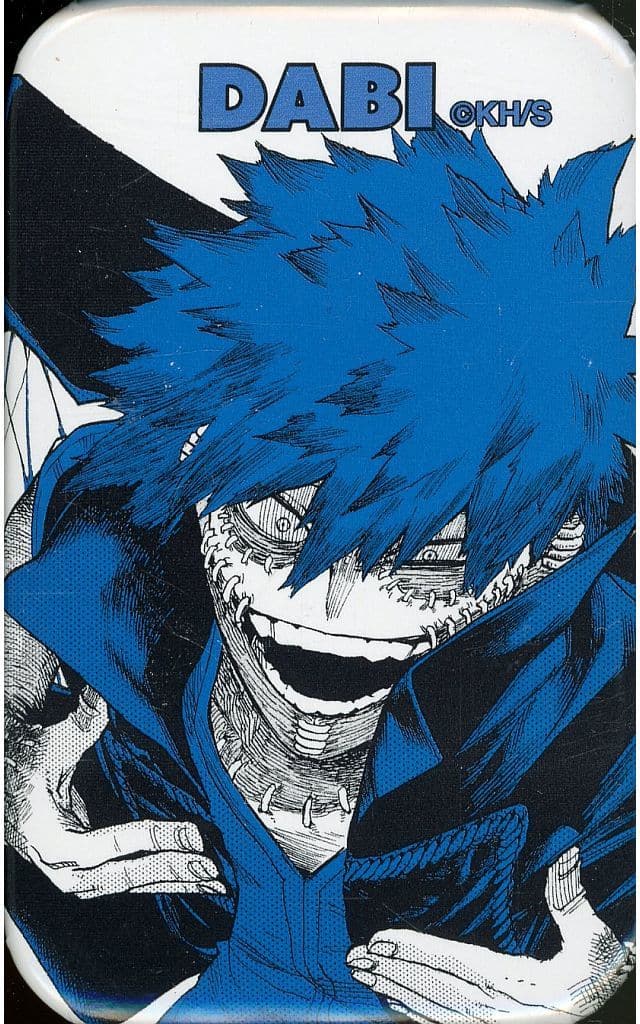 My Hero Academia Dabi Square Can Badge Collection with Stand Part 1 J Hero Summer Festival 2024 Limited Buttons [USED]