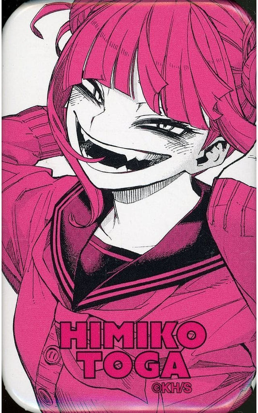 My Hero Academia Toga Himiko Square Can Badge Collection with Stand Part 1 J Hero Summer Festival 2024 Limited Buttons [USED]