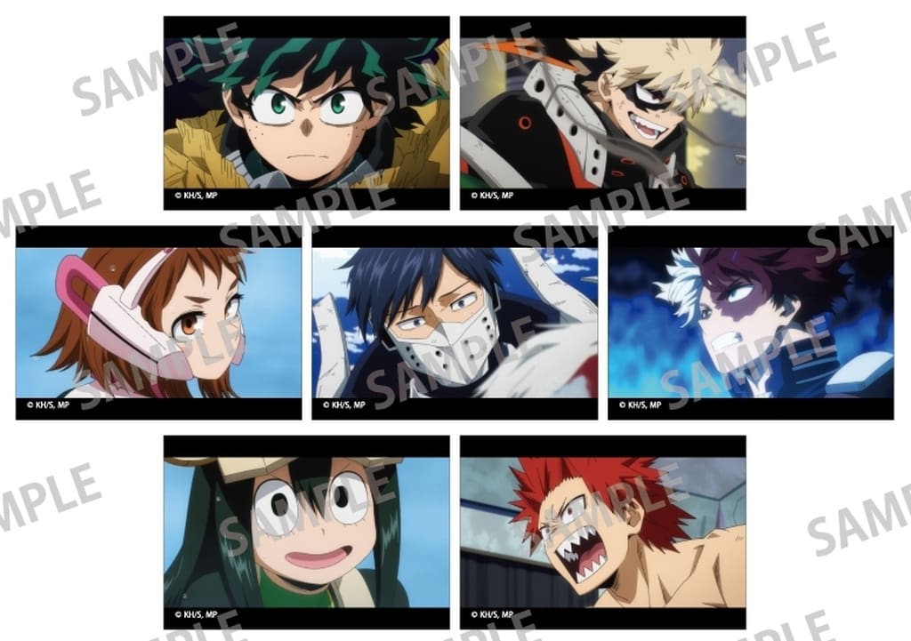 My Hero Academia Izuku Midoriya & Others Trading Square Can Badge Vol. 1 / Season 7 All 7 Types Set Buttons [USED]