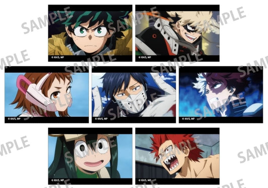 My Hero Academia Izuku Midoriya & Others Trading Square Can Badge Vol. 1 / Season 7 All 7 Types Set Buttons [USED]