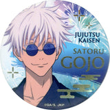 Satoru Gojo Over Face Jujutsu Kaisen Kaigyoku Gyokusetsu Toho animation Online Kuji Summer Festival Foil Stamped Matte Can Badge Prize C-2 Tin Badge [USED]