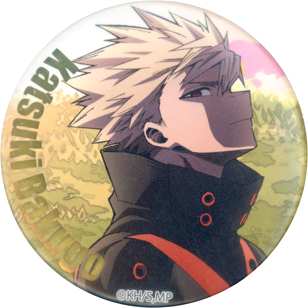 My Hero Academia Katsuki Bakugo Foil Stamped TD Can Badge Twilight Hero Plaza 2024 Limited Buttons [USED]