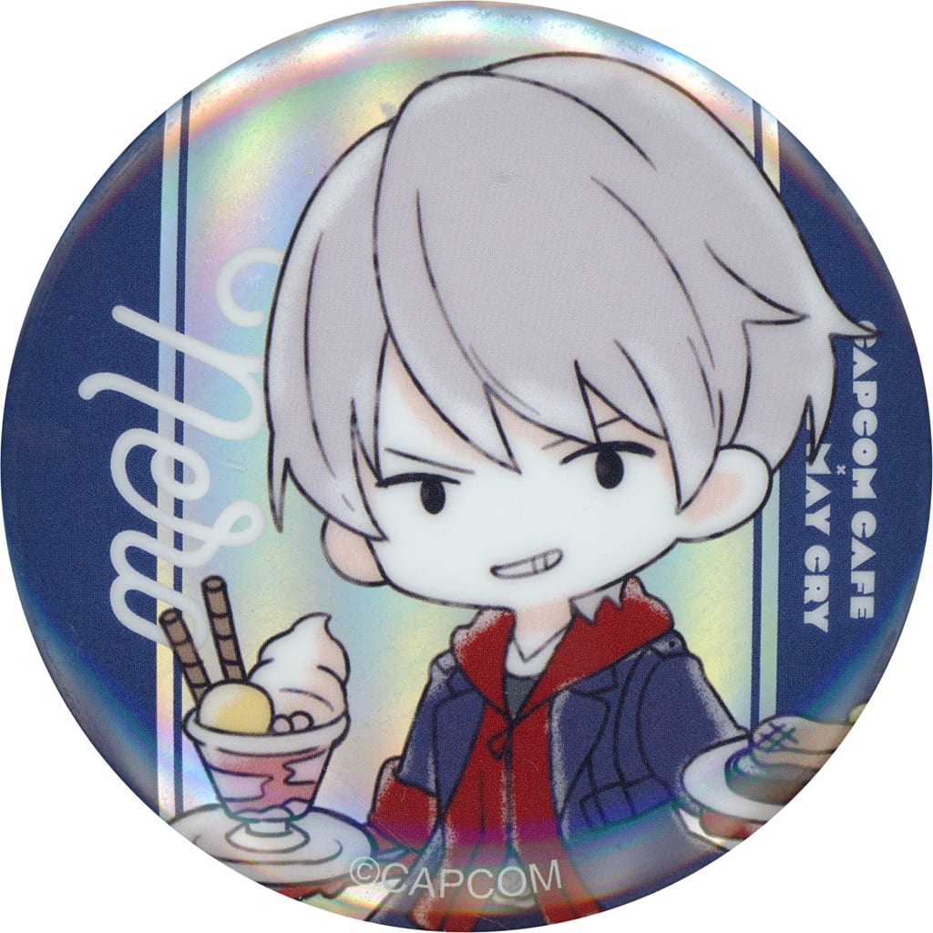 Devil May Cry Nero Hologram Can Badge Capcom Cafe Limited Buttons [USED]
