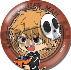 Chainsaw Man Denji Upper Body Trading Hologram Can Badge Halloween Ver. Buttons [USED]