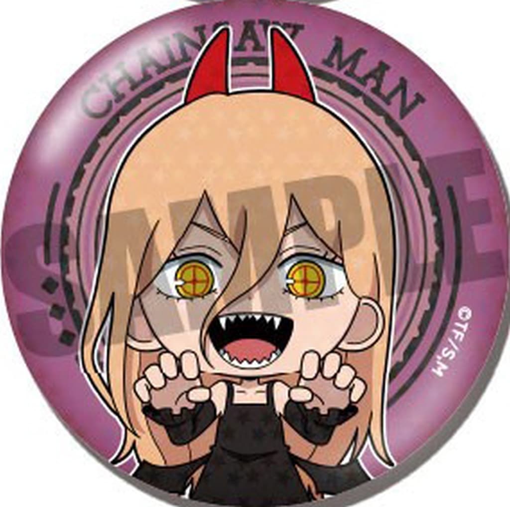 Chainsaw Man Power Upper Body Trading Hologram Can Badge Halloween Ver. Buttons [USED]