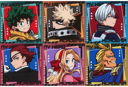 My Hero Academia THE MOVIE: You're Next Izuku Midoriya & Others Original Glitter Acrylic Badge Collection Premiere Commemorative Pop Up Shop Exclusive All 6 Types Set Buttons [USED]