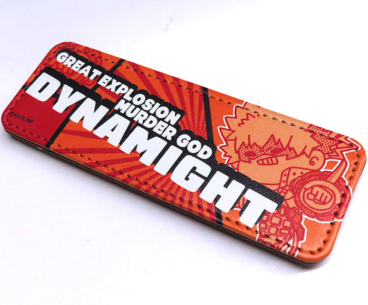 My Hero Academia x mochocho Katsuki Bakugo Name Leather Badge Buttons [USED]
