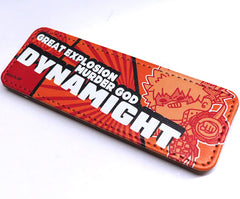 My Hero Academia x mochocho Katsuki Bakugo Name Leather Badge Buttons [USED]